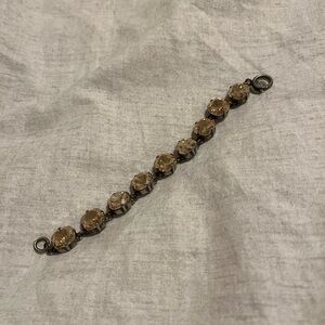 Champagne and Silver Hardware Victoria Lynn bracelet